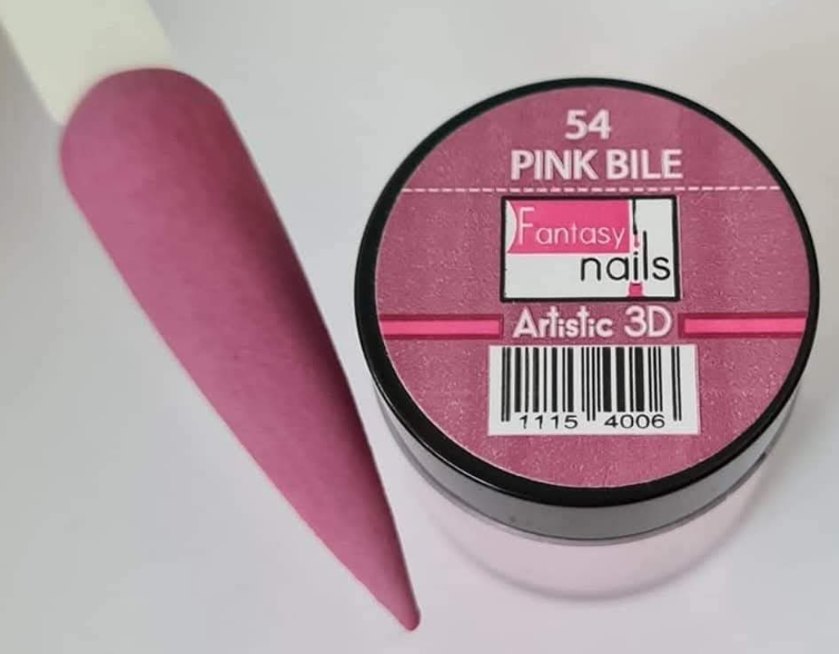ACRILICO #54 PINK BILE FANTASY NAILS